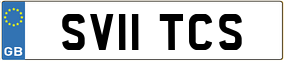 Truck License Plate